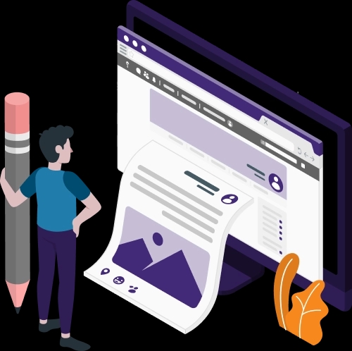 blog banner vector