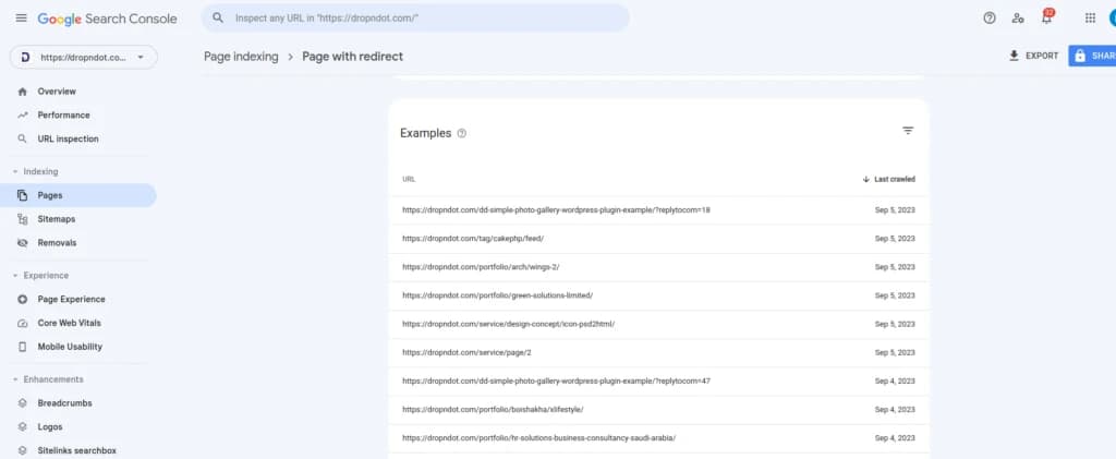 Check Google Search Console2