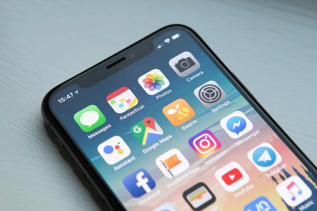 Developer building a mobile application
