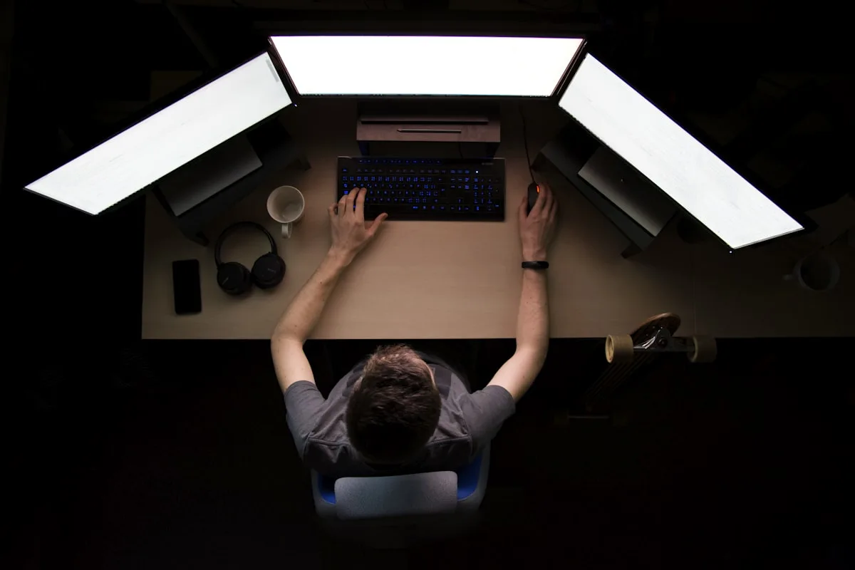 Developer working with the CodeIgniter framework